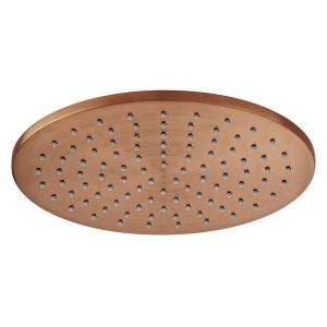 Vado Individual Brushed Bronze Round Shower Head 250mm