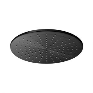 Vado Individual Brushed Black Round Shower Head 300mm