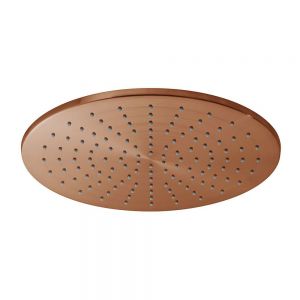 Vado Individual Brushed Bronze Round Shower Head 300mm