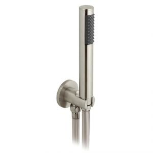 Vado Individual Brushed Nickel Round Single Function Handset Shower Kit