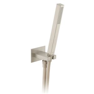 Vado Individual Brushed Nickel Square Single Function Handset Shower Kit