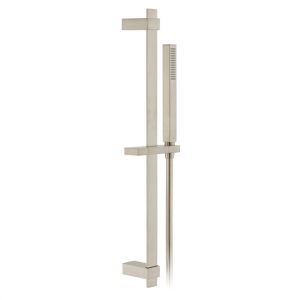 Vado Individual Brushed Nickel Square Slide Rail Shower Kit