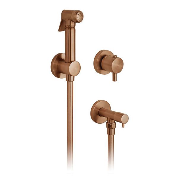 Vado Individual Brushed Bronze Luxury Shattaf Kit