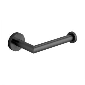 Vado Individual Spa Knurled Brushed Black Toilet Roll Holder