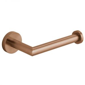 Vado Individual Spa Knurled Brushed Bronze Toilet Roll Holder
