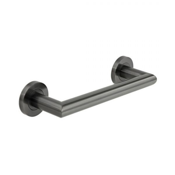 Vado Individual Spa Brushed Black Towel Rail 300mm