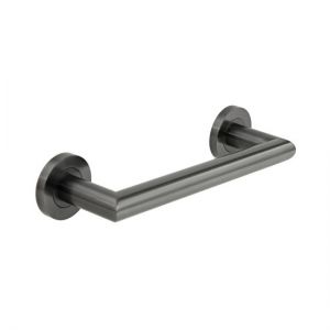 Vado Individual Spa Brushed Black Towel Rail 300mm
