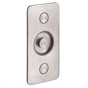 Vado Individual Zone Vertical Brushed Nickel 2 Outlet Push Button Thermostatic Shower Valve