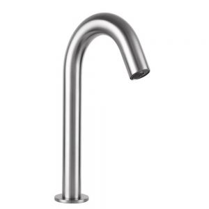 JTP Inox Stainless Steel Deck Mounted Sensor Basin Spout