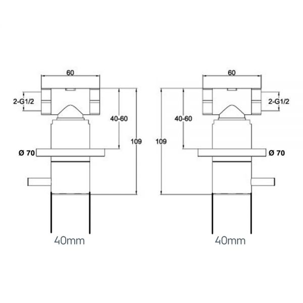 JTP Inox Stainless Steel Wall Mounted Valves #2