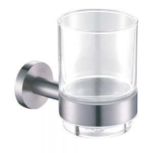 JTP Inox Stainless Steel Wall Mounted Tumbler Holder