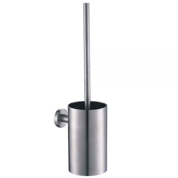 JTP Inox Stainless Steel Wall Mounted Toilet Brush Set