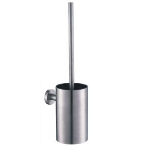 JTP Inox Stainless Steel Wall Mounted Toilet Brush Set