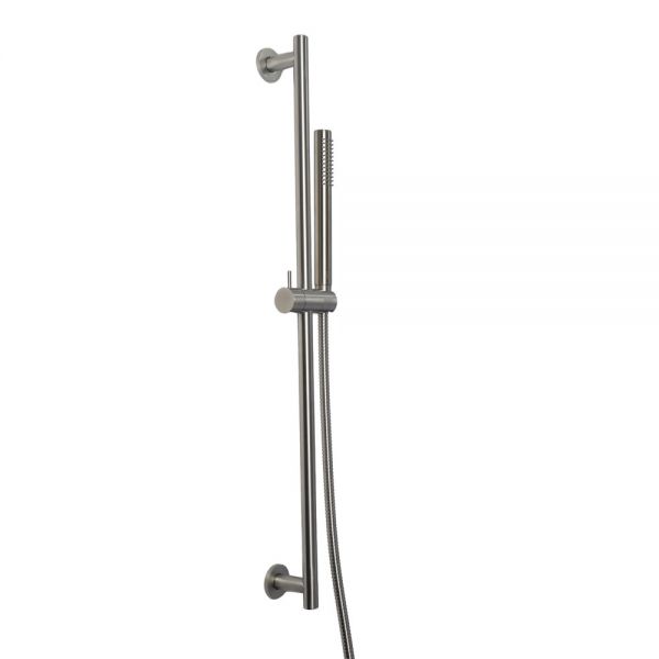 JTP Inox Stainless Steel 756mm Slide Rail Shower Kit with Handset and Hose