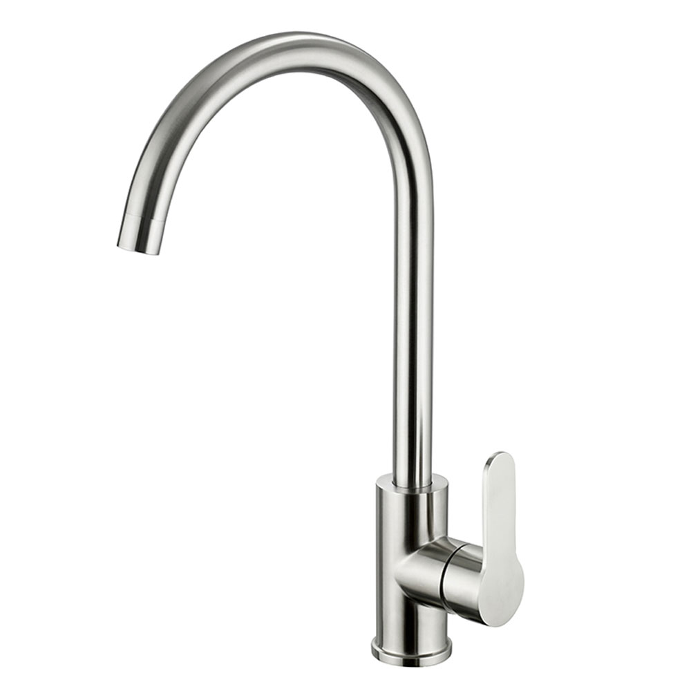 Just Taps Plus Inox Stainless Steal Kitchen Mixer Tap with Swivel Spout