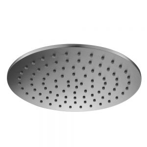 JTP Inox Stainless Steel 200mm Slim Ceiling Mounted Round Shower Head