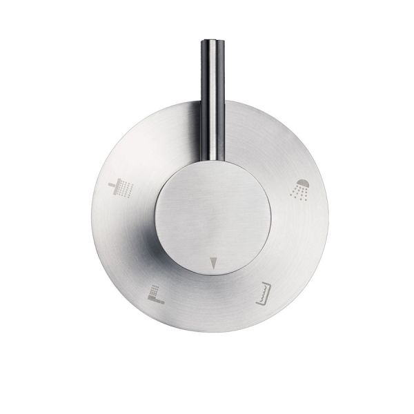 JTP Inox Stainless Steel 4 Way Diverter