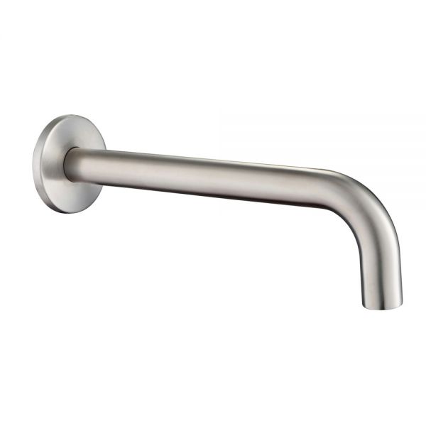 JTP Inox Stainless Steel Wall Mounted Basin Spout 155mm