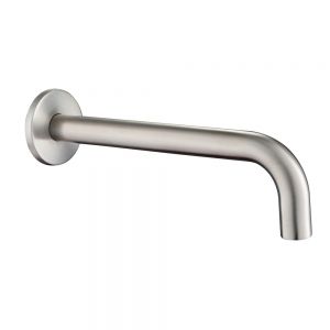 JTP Inox Stainless Steel Wall Mounted Basin Spout 155mm