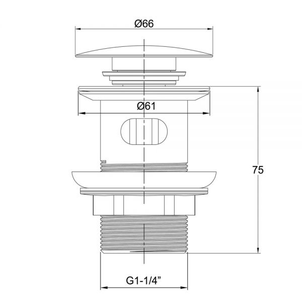 JTP Inox Stainless Steel Shower Waste #2