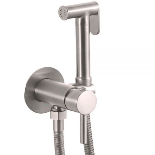 JTP Inox Stainless Steel Wall Mounted Single Lever Douche Set for Cold and Hot Operation