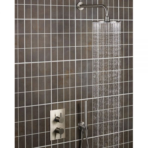 JTP Inox Stainless Steel Single Outlet Thermostatic Shower Valve #4