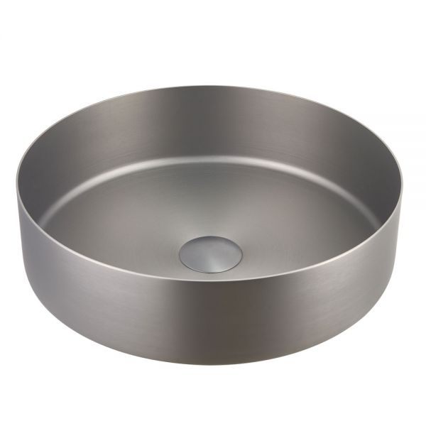 JTP Inox Stainless Steel Round Countertop Basin 360 x 360mm #3