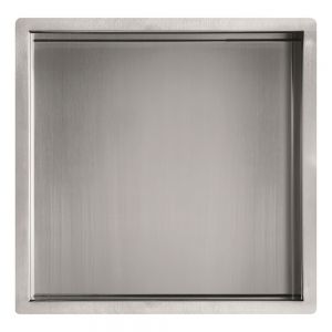 JTP Inox Stainless Steel Shower Niche 300 x 300mm