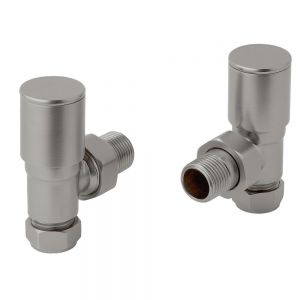 JTP Inox Angled Manual Radiator Valves