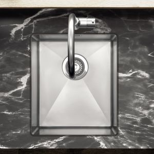 Clearwater Jazz 1 Bowl Undermount Stainless Steel Kitchen Sink 380 x 440