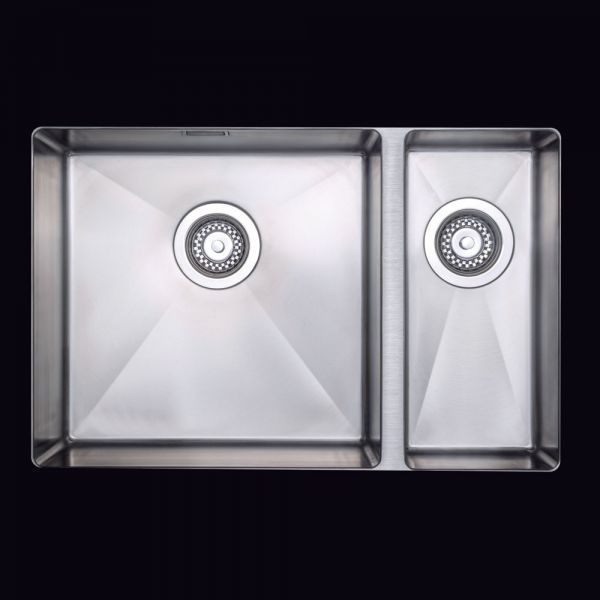 Clearwater Jazz 1.5 Bowl Undermount Stainless Steel Kitchen Sink with Left Hand Main Bowl 660 x 440