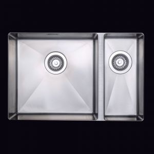 Clearwater Jazz 1.5 Bowl Undermount Stainless Steel Kitchen Sink with Left Hand Main Bowl 660 x 440