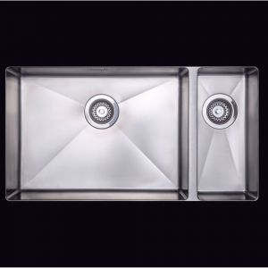 Clearwater Jazz 1.5 Bowl Undermount Stainless Steel Kitchen Sink with Left Hand Main Bowl 800 x 440
