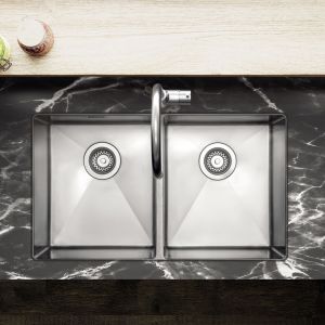 Clearwater Jazz 2 Bowl Undermount Stainless Steel Kitchen Sink 750 x 440