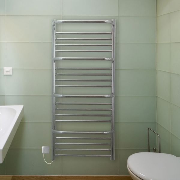 JIS Sussex Findon 1210mm x 540mm Designer Stainless Steel Towel Rail #2
