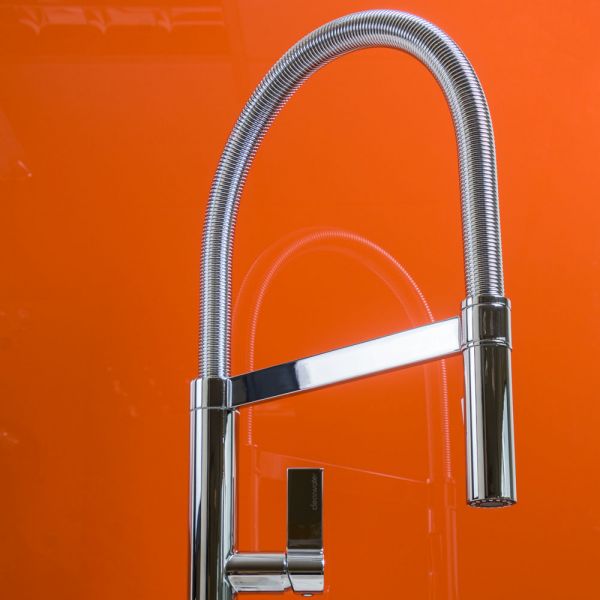 Clearwater Jovian Single Lever Chrome Pull Out Kitchen Sink Mixer Tap #2