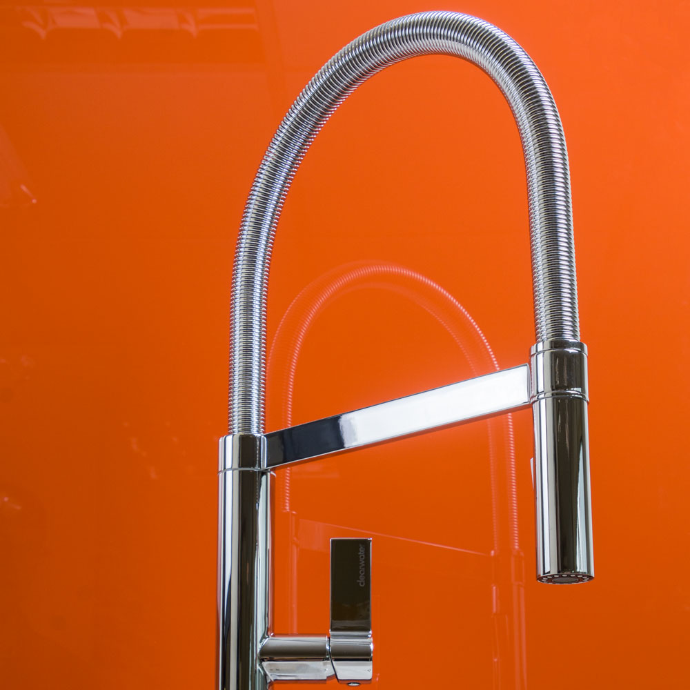 Clearwater Jovian Single Lever Chrome Pull Out Kitchen Sink Mixer Tap