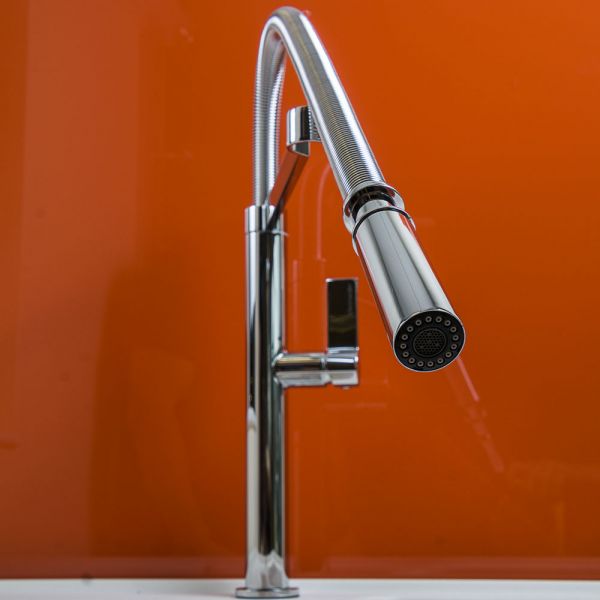 Clearwater Jovian Single Lever Chrome Pull Out Kitchen Sink Mixer Tap #3