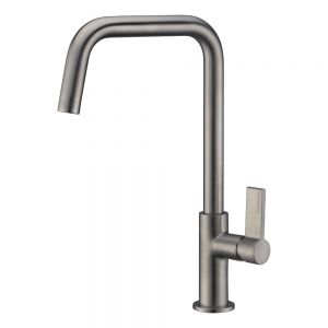 Clearwater Jovian U Single Lever Brushed Nickel Monobloc Kitchen Sink Mixer Tap