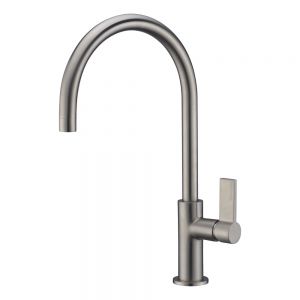 Clearwater Jovian C Single Lever Brushed Nickel Monobloc Kitchen Sink Mixer Tap