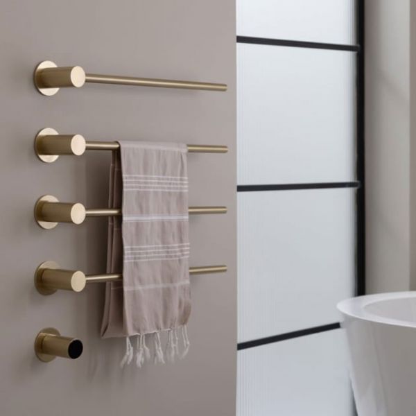 JTP Onyx Chrome 610 x 536 Designer Electric Towel Rail #2