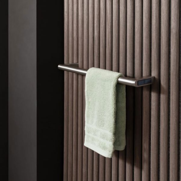 JTP Ora Chrome 115 x 600 Designer Electric Towel Rail #2