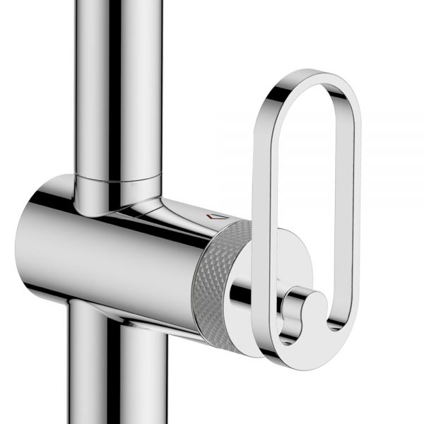 Clearwater Juno Single Lever Chrome Monobloc Kitchen Sink Mixer Tap #3