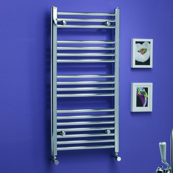 Kartell K RAIL 25mm Straight Towel Rail 800mm x 400mm Chrome