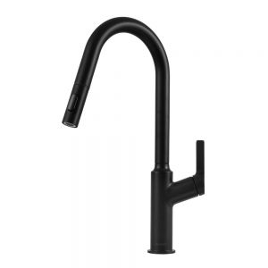 Clearwater Karuma Single Lever Matt Black Monobloc Kitchen Sink Mixer Tap