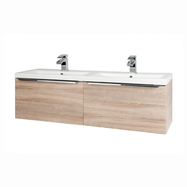 Kartell Kore 1200 Sonoma Oak Wall Mounted Vanity Unit and Basin