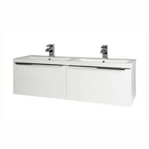 Kartell Kore 1200 Gloss White Wall Mounted Vanity Unit and Basin