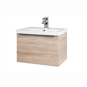 Kartell Kore 500 Sonoma Oak Wall Mounted Vanity Unit and Basin