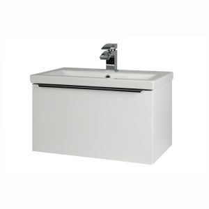 Kartell Kore 600 Gloss White Wall Mounted Vanity Unit and Basin