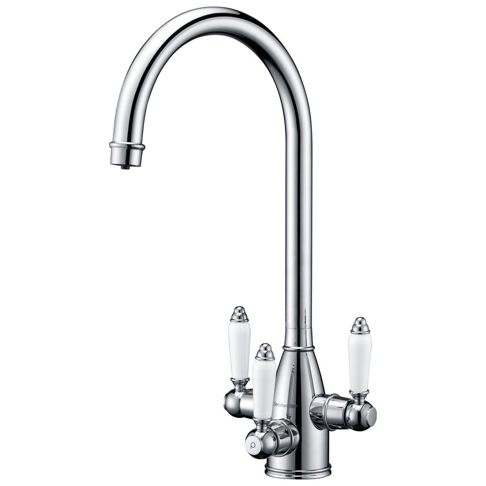 Clearwater Krypton Tri Spar C Chrome Filtered Water Kitchen Sink Mixer